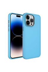 iPhone 14 Pro Kılıf Içi Kadife Parlak Detaylı Pastel Silikon Ruby Kılıf