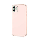 iPhone 12 Gold Kenarlı Parlak Bark Kılıf
