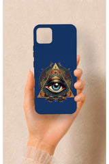 Realme C11 2021 Uyumlu Pyramid Eye Desenli Silikon Kılıf