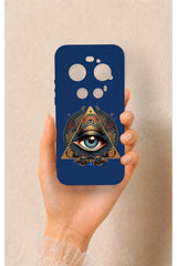 Xiaomi Mi 17 Ultra Uyumlu Pyramid Eye Desenli Silikon Kılıf