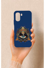 Oppo A6T Uyumlu Pyramid Eye Desenli Silikon Kılıf