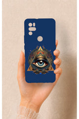 Omix X300 Uyumlu Pyramid Eye Desenli Silikon Kılıf
