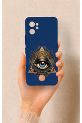 Reeder S19 Max Pro Uyumlu Pyramid Eye Desenli Silikon Kılıf