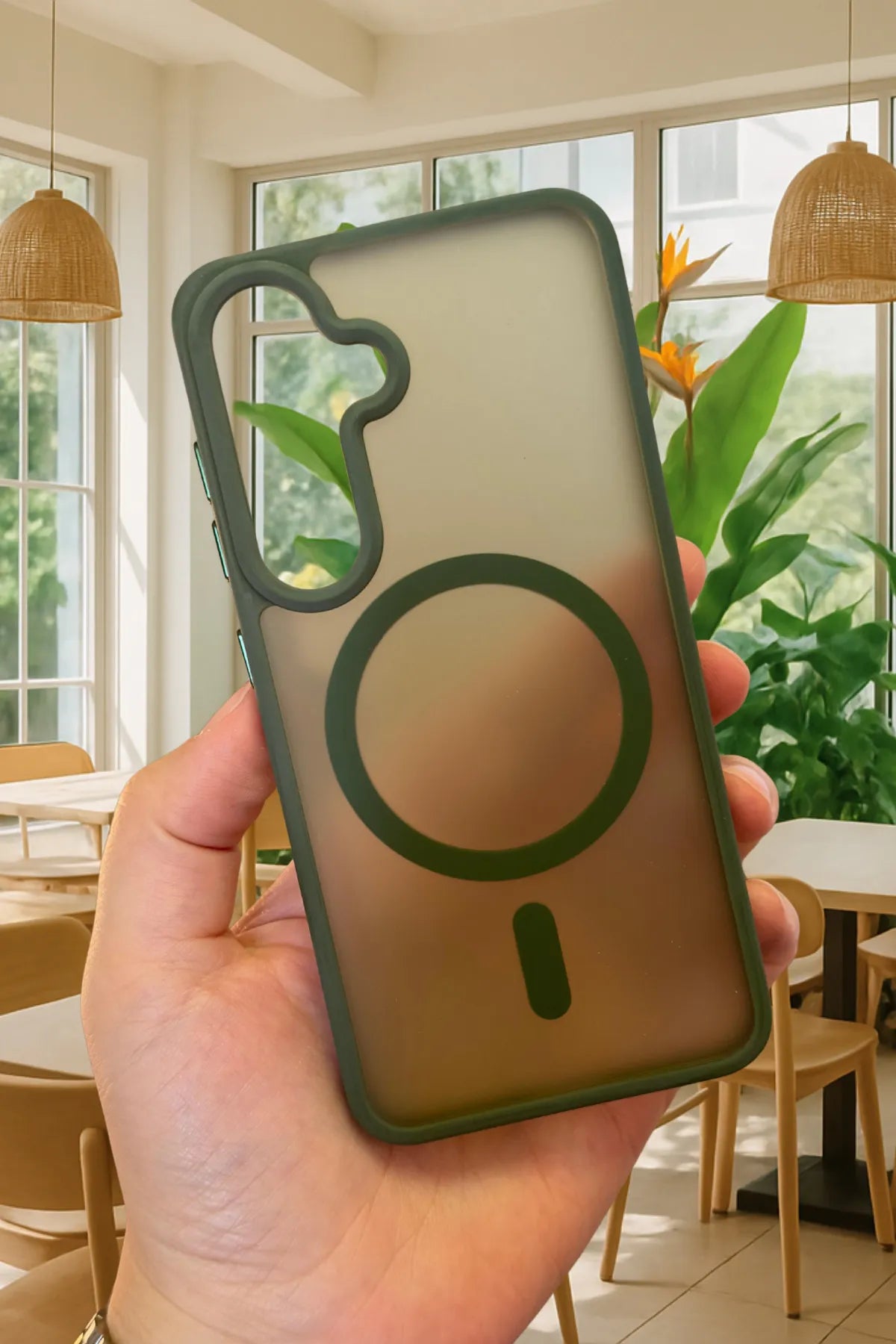 Samsung Galaxy S25 Magsafe Uyumlu Mat Kamera Korumalı Renkli Vio Kılıf
